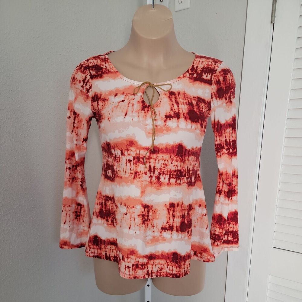Bobbie & Brooks Women's Shirt Blouse ~ Sz M ~ Pink ~ Long Sleeve
